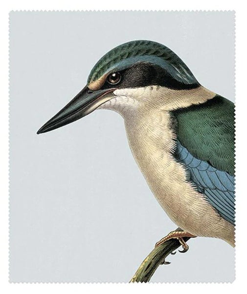 Hushed Native Bird Lens Cloth - Kingfisher Carousel 1