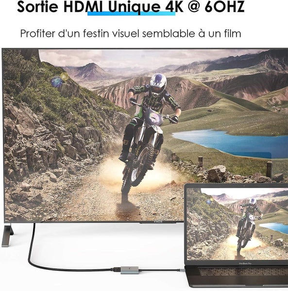 Usb-c To Dual Hdmi 4k Mst Adapter Portable Usb C Hdmi Hub Type C To Hdmi 4k Carousel 2