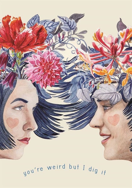 Card - You're Weird But I Dig It Carousel 1