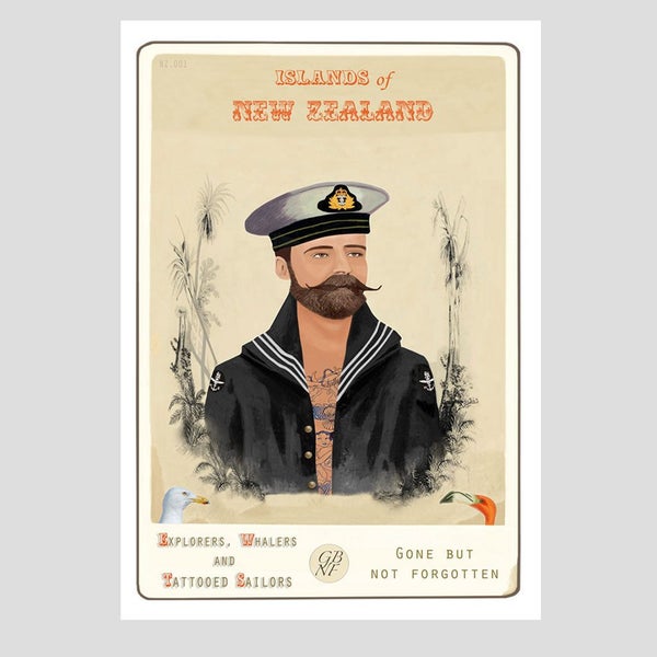 Explorers Whalers & Tattooed Sailors - Art Print Carousel 1