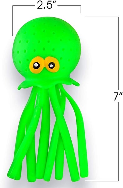 Octopus Water Balls Set Of 3 Rubber Kids Bath Toys Sensory Stress Relief Po Carousel 5