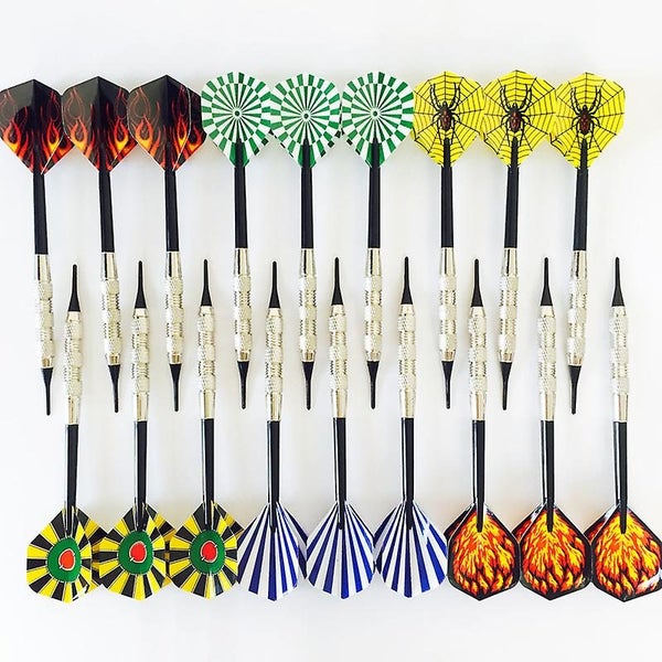 18pcs6styles Stainless Steel Needle Tip Darts17 Grams Carousel 1