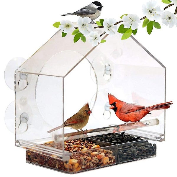Window Bird Feeder Outdoor Bird Feeder For Wild Birds Carousel 1