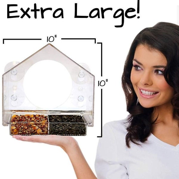 Window Bird Feeder Outdoor Bird Feeder For Wild Birds Carousel 5