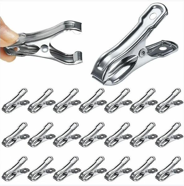 50pcs 1x5.5cm Stainless Steel Greenhouse Clips Windproof Metal Greenhouse Cla Carousel 1