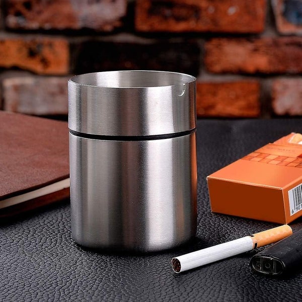 Stainless Steel Ashtray small 2 Pieces Carousel 5