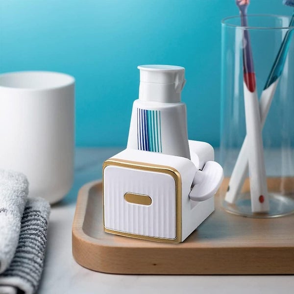 2 Pack Toothpaste Squeezer Wall Mounted Toothpaste Dispenser Bathroom Rollin Carousel 5