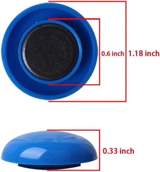 12PCS/Pack 3cm Assorted Whiteboard Magnets Round Button Office Refrigerator Carousel 6