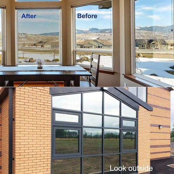 Mirror Window Film Heat Resistant Anti-glare Temperature Control Protection Carousel 2