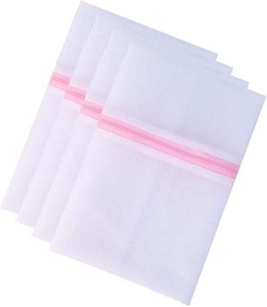 4-piece High-quality White Mesh Bra Laundry Bag 30*40cm. Travel Wash Bag Su Carousel 1