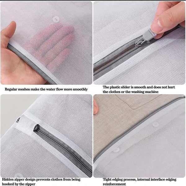 Laundry Bags Protection Of Delicate Laundry Resistant To Very Hot Washing Carousel 4