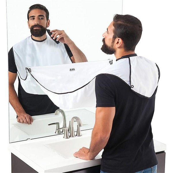 White Gifts For Dad/men From Daughter Son Beard Catcher Bib Apron With 4 Suc Carousel 1
