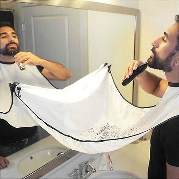 White Gifts For Dad/men From Daughter Son Beard Catcher Bib Apron With 4 Suc Carousel 2