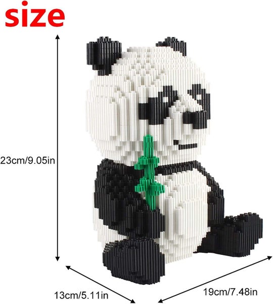 Larcele Panda Micro Building Blocks Animal Mini Construction Toy Bricks 3689 Carousel 2