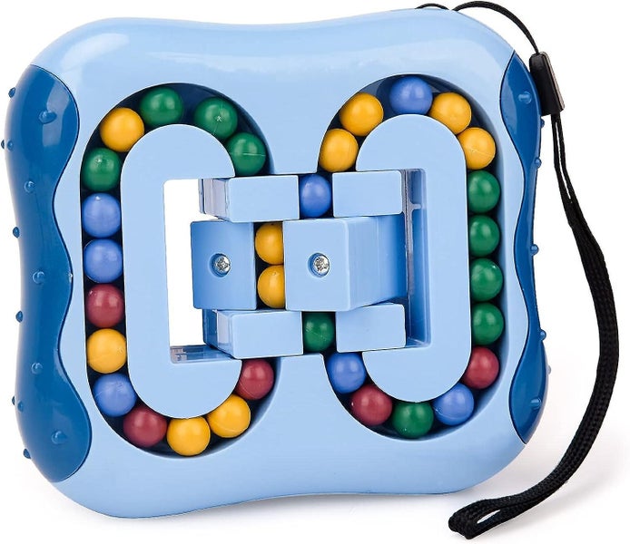 Rotating Finger Cube Mind Game Magic Beans Rotating Cube Stress Reliever Toy F Carousel 1