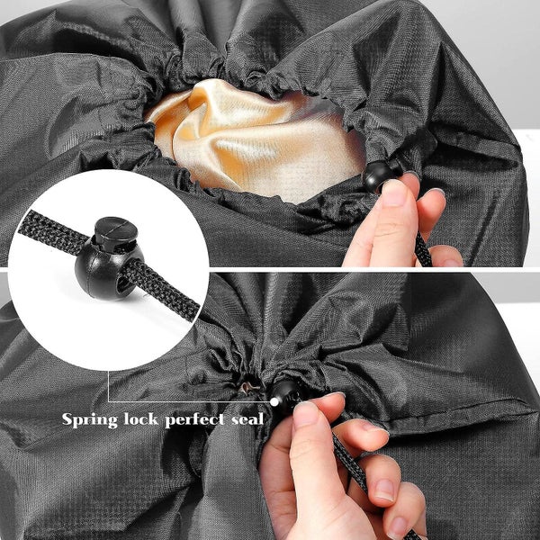 Black 2 Pack Dirty Laundry Bags 50*40cm Foldable Travel Dirty Laundry Bags Carousel 2