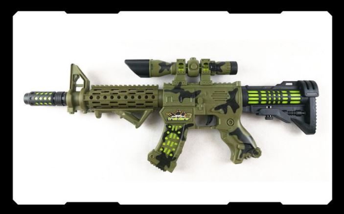 Toy Gun, Acousto-optic Gun, Sound, Light Carousel 7