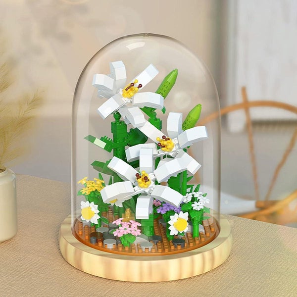 Lily Artificial Flower Bouquet Building Blocks For Room And Office Decor Adu Carousel 1