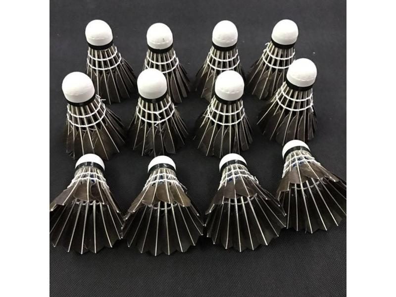 Professional Badminton Shuttlecock Black Goose Feather Badminton Shuttlecock Carousel 2