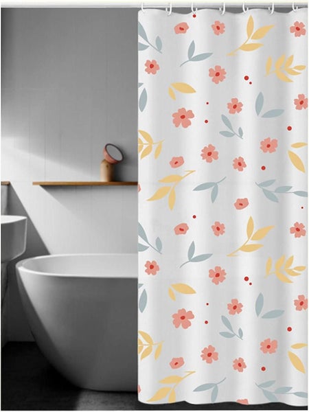 White Curtain Waterproof Mildew Proof Shower Curtainwaterproof Polyester Antib Carousel 3