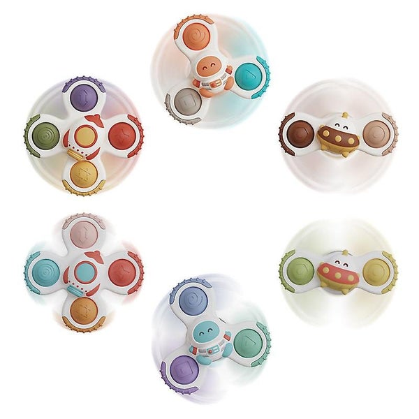 Suction Cup Spinner Baby Toys Hand Spinner Baby Toy 1 Year Old Sensory Toy B Carousel 2