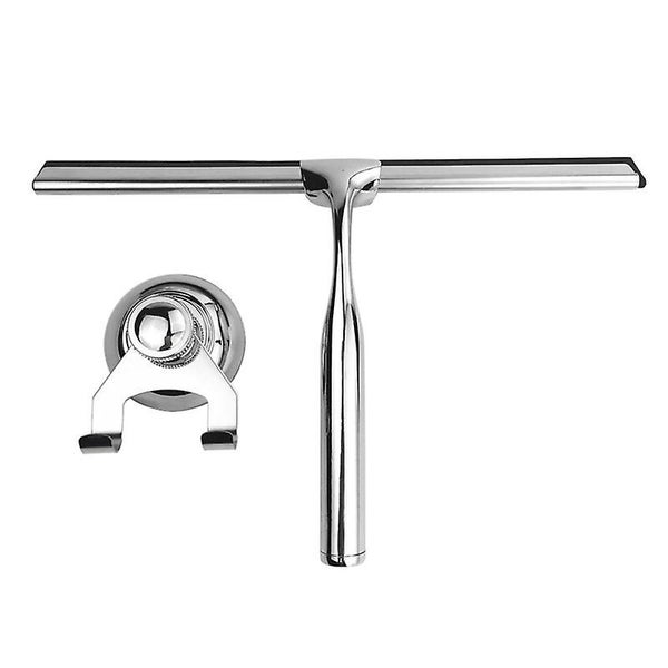 1 Piece Shower Squeegee With Wall Hook Self Adhesive Bathroom Squeegee No Dr Carousel 1