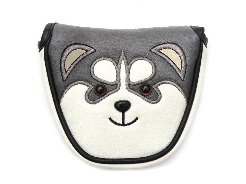 Husky Golf Mallet Head Cover Putter Covers With Magnetic Closure For Odyssey Carousel 1