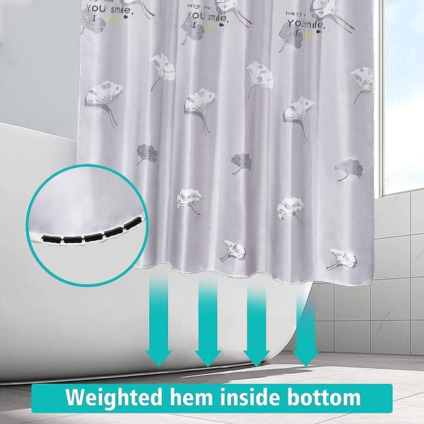 Shower Curtain Shower Curtain 180x200cm Machine Washable Polyester Shower Cu Carousel 5