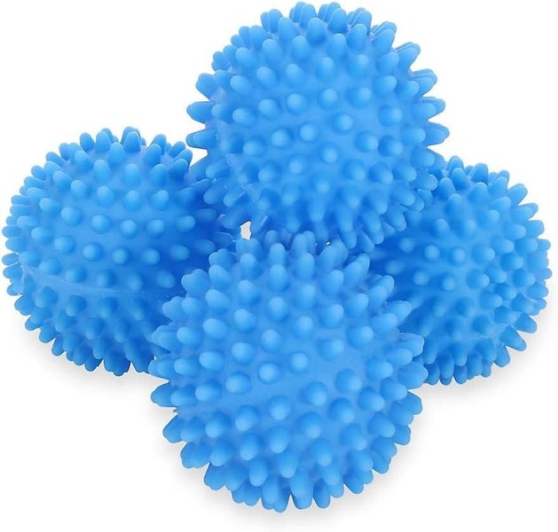 Set Of 4 Blue Tumble Dryer Balls Reusable Tumble Dryer Softener Balls For Was Carousel 1