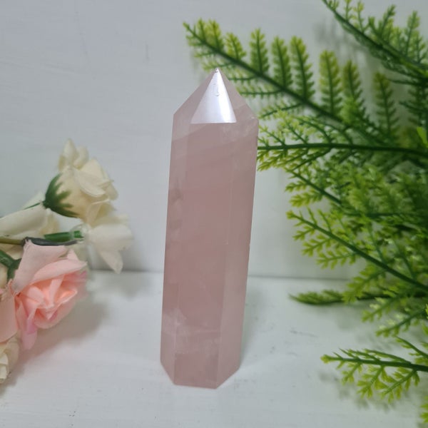 Rose Quartz Gemstone Point Carousel 1
