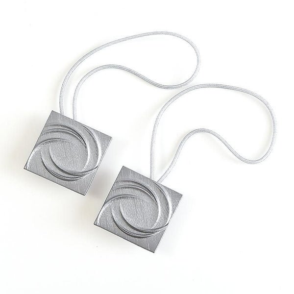 Gray Set Of 2 Curtain Tiebacks Magnetic Curtain Buckle Curtain Tiebacks For Ho Carousel 2