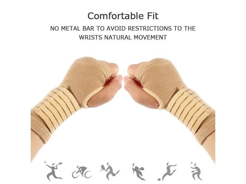 1 Pair Sports Wristband Elastic Bandage For Sprain Carpal Carousel 1