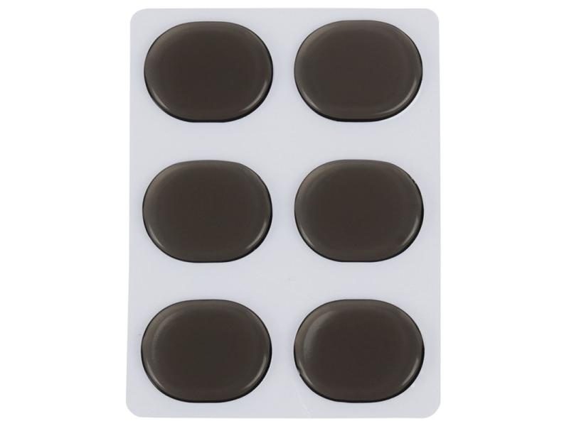 6Pcs/Sheet Pieces Drum Damper Gel Pads Silicone Drums Silencer For Drums Tone Carousel 1