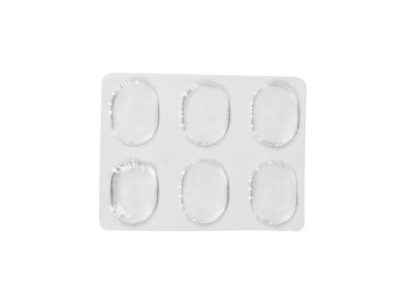 6Pcs/Sheet Pieces Drum Damper Gel Pads Silicone Drums Silencer For Drums Tone Carousel 1
