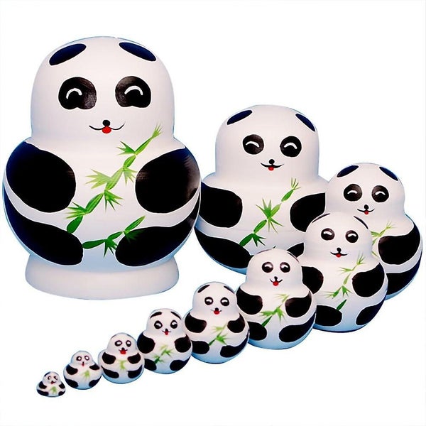 Nesting Dolls Brand 10 Pieces Russian Matryoshka Doll Series 10 Piece Painte Carousel 1