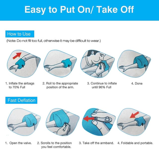 Inflatable Armband Swimming Pool Floats Arm Bands For 3-6 Years Old Child Ca Carousel 5