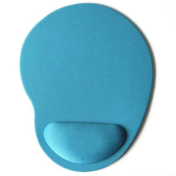 Light Green lac Blue Mouse Pad With Gel Cushion Gaming Wrist Rest Mous Carousel 1