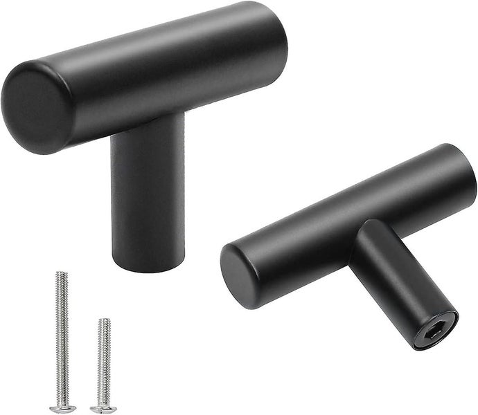 Set Of 20 Kitchen Cabinet Handle Drawer Knob Cupboard Door Black Stainless St Carousel 2