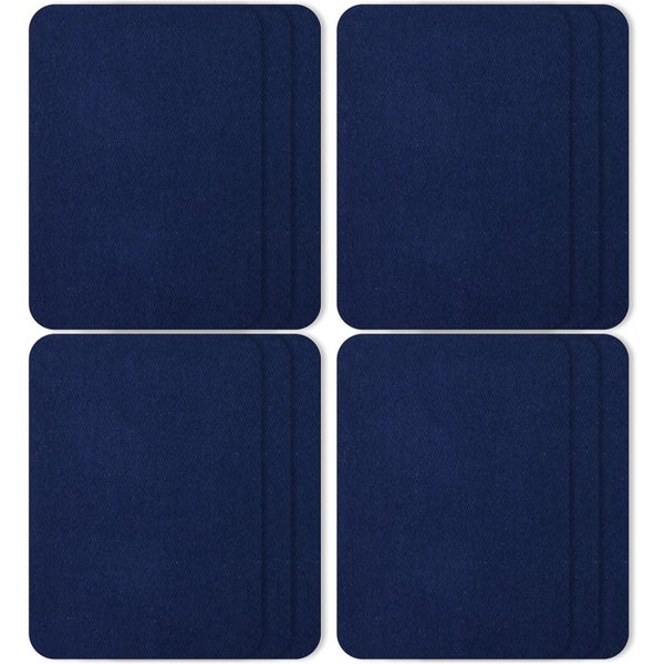 12 Pieces Iron-on Patches Square Fabric Iron-on Patches Kit Repair Patches Ir Carousel 2