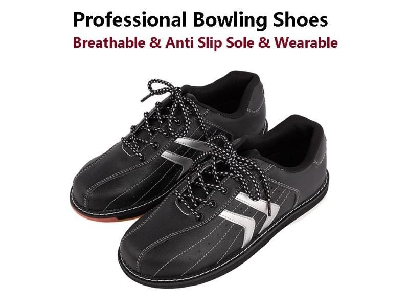 Men Professional Bowling Shoes Male Breathable Anti-skid Sneakers Men Lace-up Carousel 2