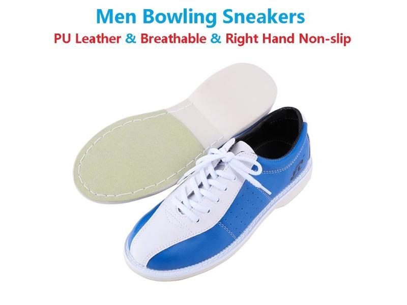 Women Men Microfiber Non Slip Bowling Shoes For Beginners Breathable Hole Carousel 2