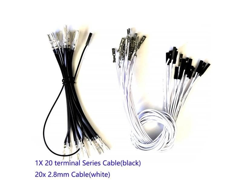 2.8mm Female Terminal GND Series Cable Dupont Connector For Arcade Game Etc. Carousel 1