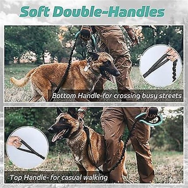 Dog Leash Military Working Dog Leash Bungee Rope Leash Shock Absorber Leash Carousel 2