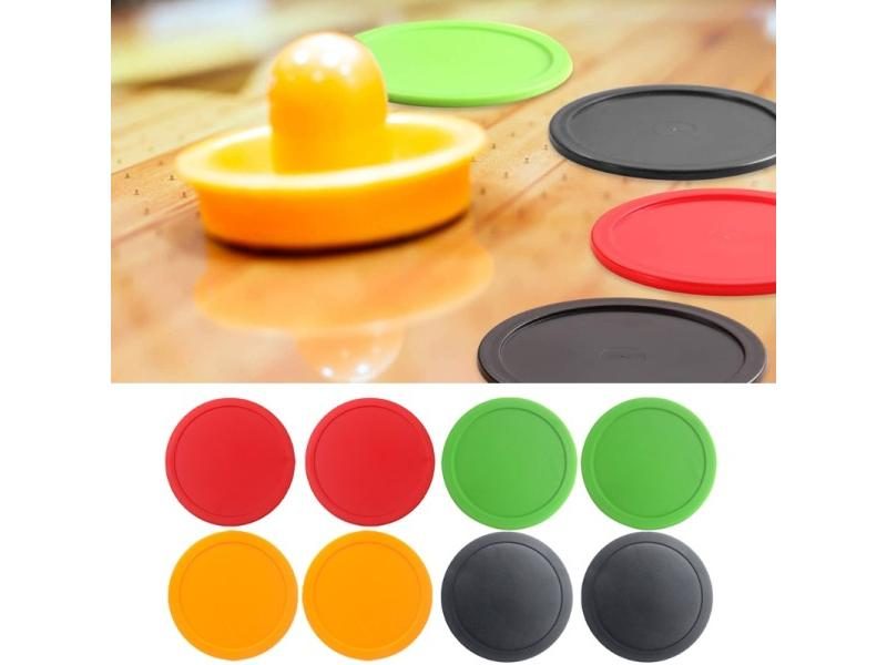 8 Pieces Durable Plastic Air Hockey Pucks For Table Game Replacement Carousel 1