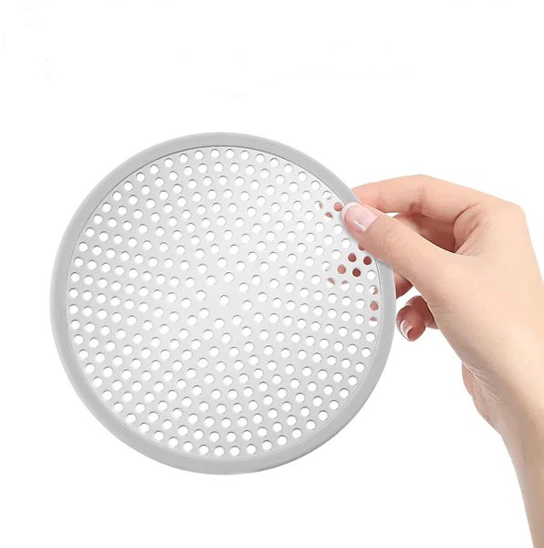 Shower Drain Hair Catcher strainer stainless Steel And Silicone Carousel 2