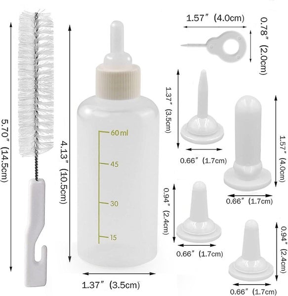 Kitten Bottle Newborn Kitten Bottle Unweaned Puppy Bottle Teats And Cleanin Carousel 2