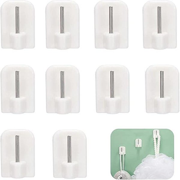 30x Adhesive Curtain Hooks For Curtain Rods Rods Adhesive Window Hooks Win Carousel 1