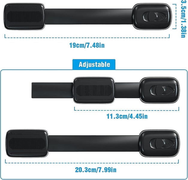 Baby Safety Locks Set Of 5 Child Safety Closet Locks With 3m Adhesive Baby S Carousel 2