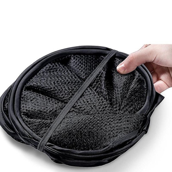 Black Laundry Hamper [2 Pack] Collapsible Pop Up Laundry Basket Mesh Laundry B Carousel 2