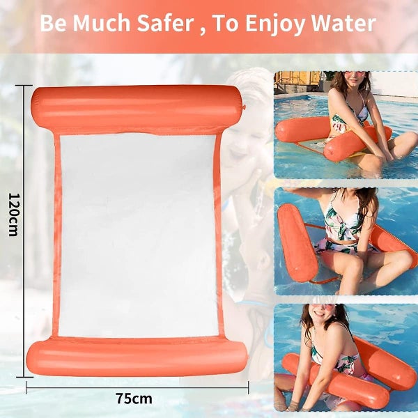 Inflatable Water Hammockfloating Hammock Bed4 In 1 Inflatable Water Chairpo Carousel 2